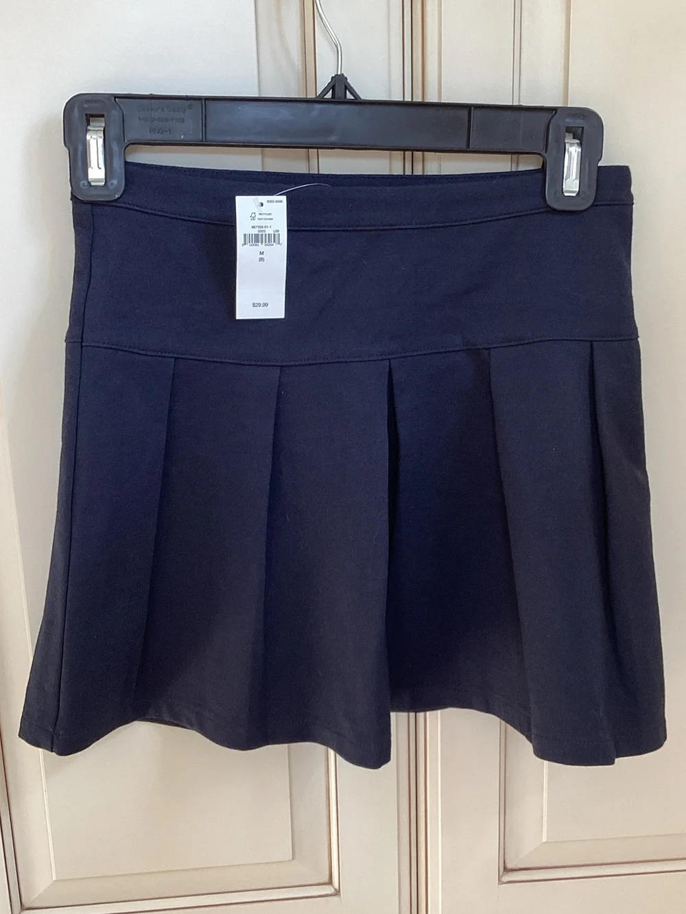 GAP Navy Pleated Uniform Skirt